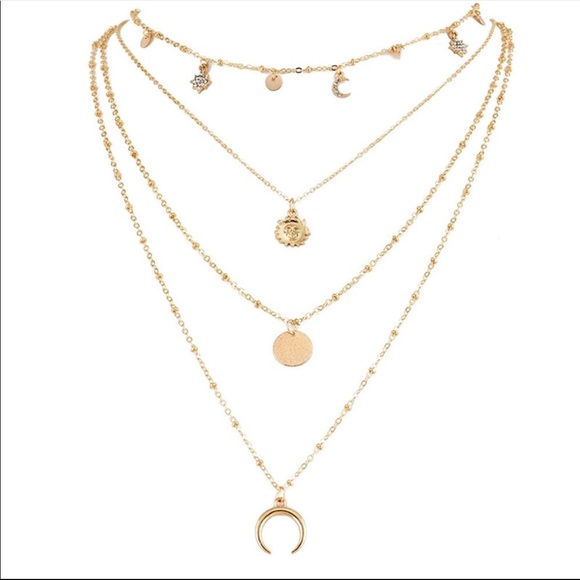 Womens necklace multi layered boho beach 🏖 - Picture 3 of 7